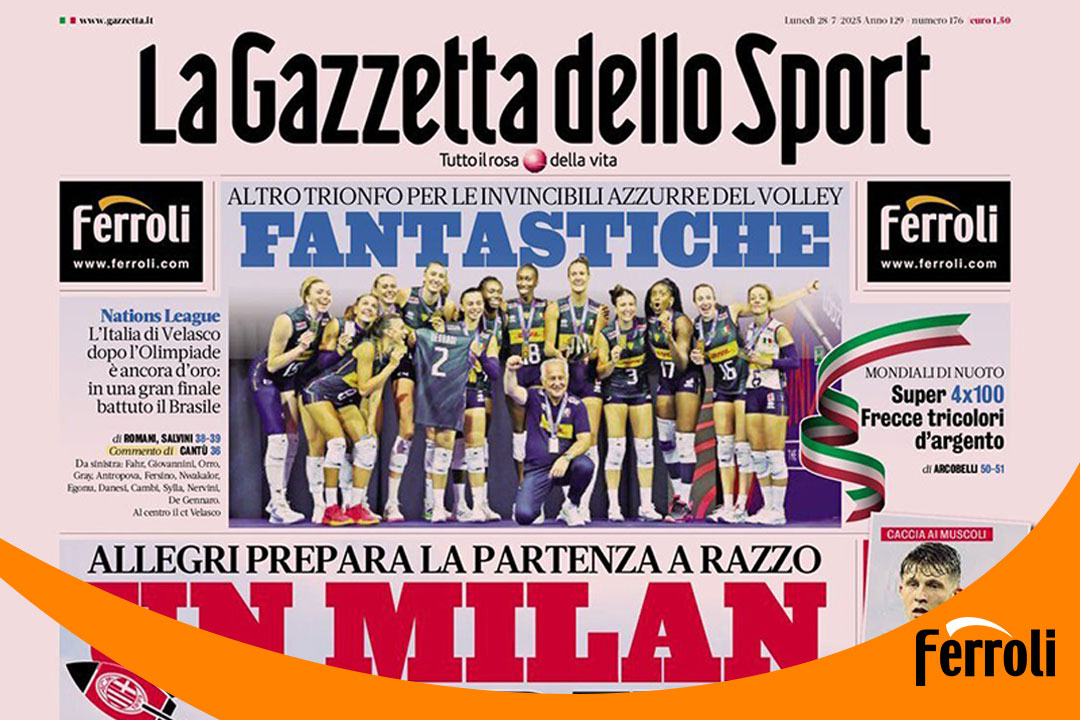 法羅力強(qiáng)勢(shì)登陸《米蘭體育報(bào)》頭版！